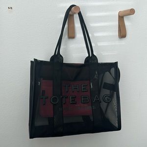 Marc Jacobs The Tote Bag Mesh Large in Black - Like New